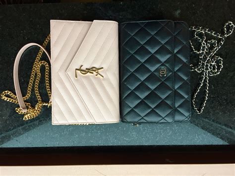 ysl bag woc|Chanel vs. YSL Wallet on Chain Comparison (WOC) .